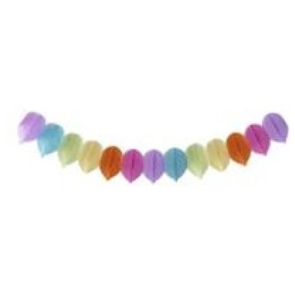 Ballon-Girlande "Farbenspiel" aus Papier schwer entflammbar 18x13.3cm 3.6m, 1 Stk. – Bild 3