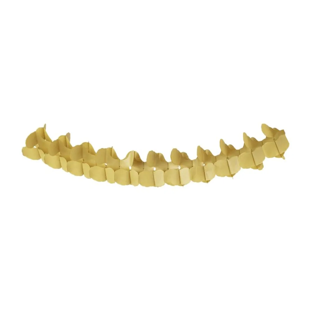 Girlande aus Papier schwer entflammbar gold 16x10.5cm 3.6m, 1 Stk. – Bild 2