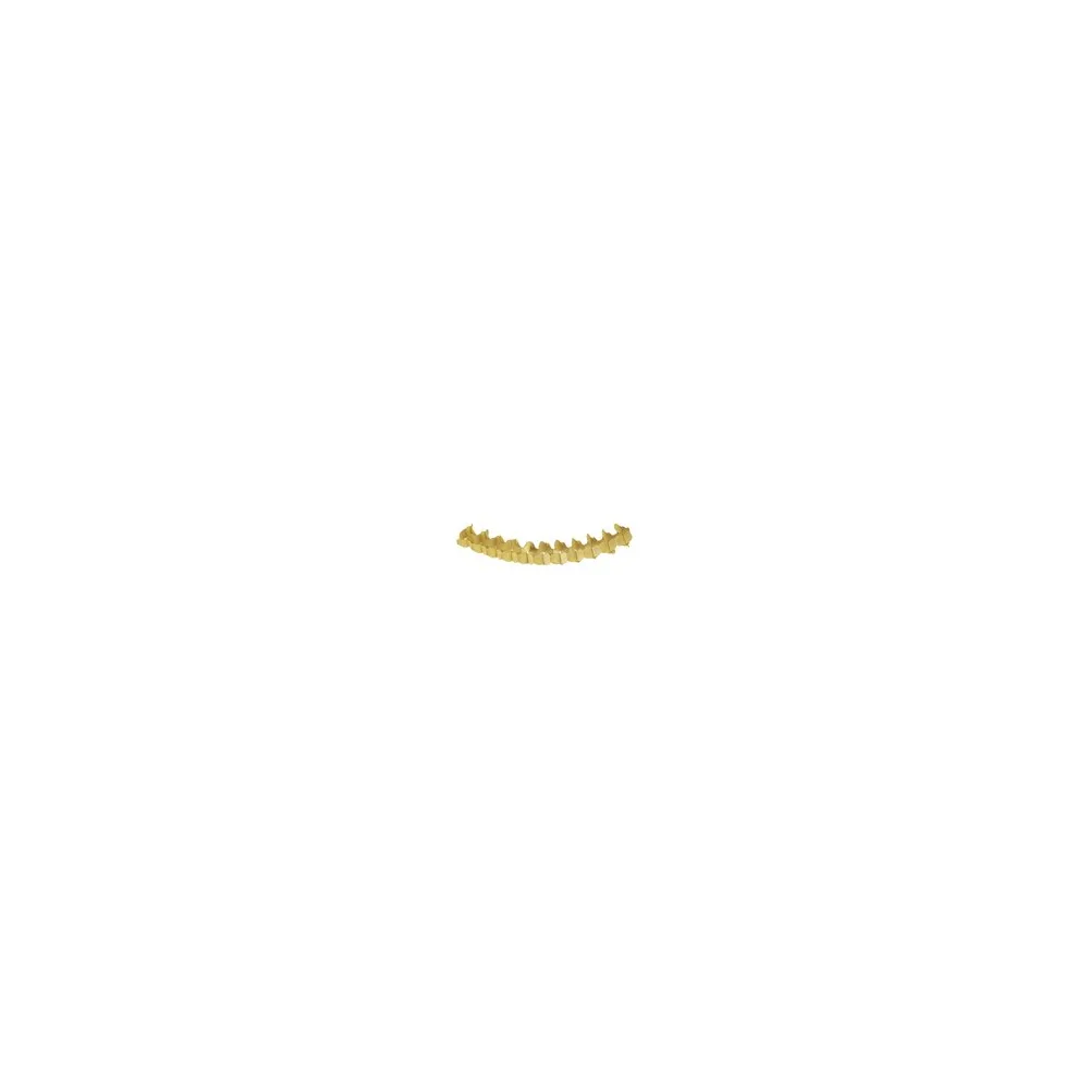 Girlande aus Papier schwer entflammbar gold 16x10.5cm 3.6m, 1 Stk.