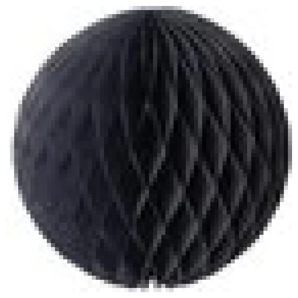 Wabenball aus Papier schwer entflammbar schwar, O35cm, 1 Stk. – Bild 4