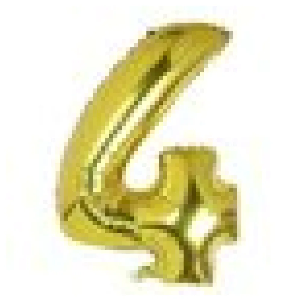 Folienballon Zahlenballon "Zahl 4" gold ca. 106cm, 1 Stk. – Bild 4
