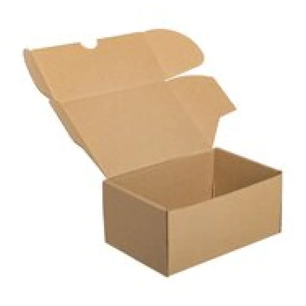 Stülpdeckelkarton DHL-Kleinpaket 176x118x80mm (Außenmaß) braun wiederverwendbar