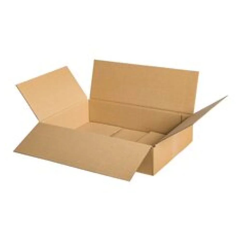 Faltkarton 350x250x80mm (Außenmaß) für DHL-Kleinpaket 1-wellig braun