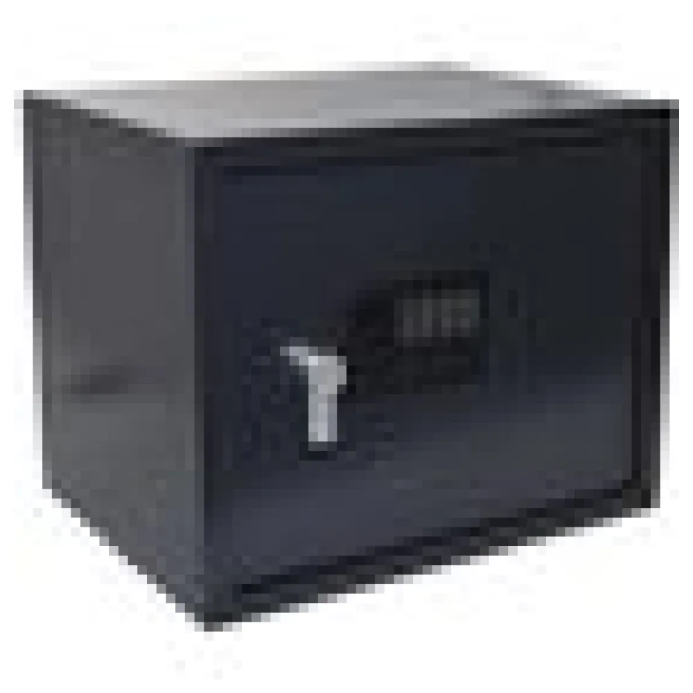 Tresor Safe 43x35x33 cm mit elektronischem Zahlenschloss für Tisch/Wandmontage anthrazit – Bild 4