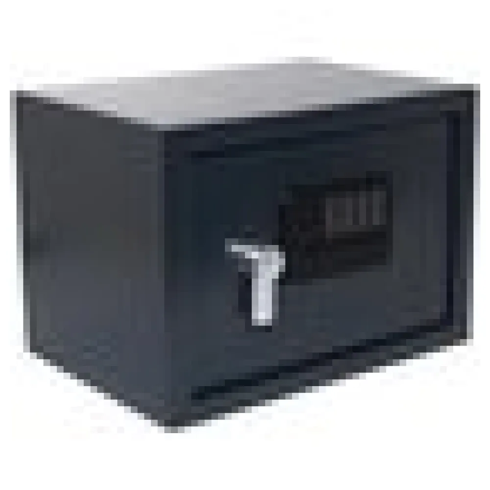 Tresor Safe 35x25x25cm mit elektronischem Zahlenschloss für Tisch/Wandmontage anthrazit – Bild 4