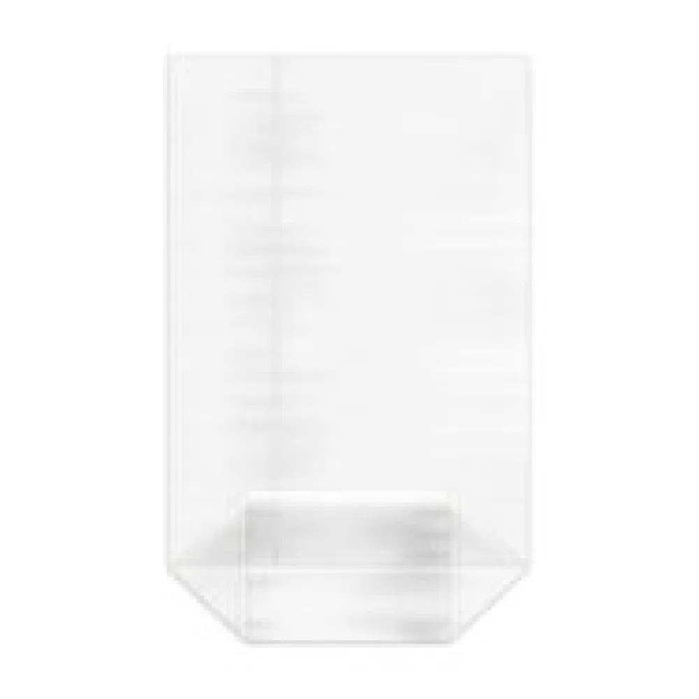 Kreuzbodenbeutel hochtransparent 95 x 160 + 40mm mit verschweißtem Boden, 100 Stk.