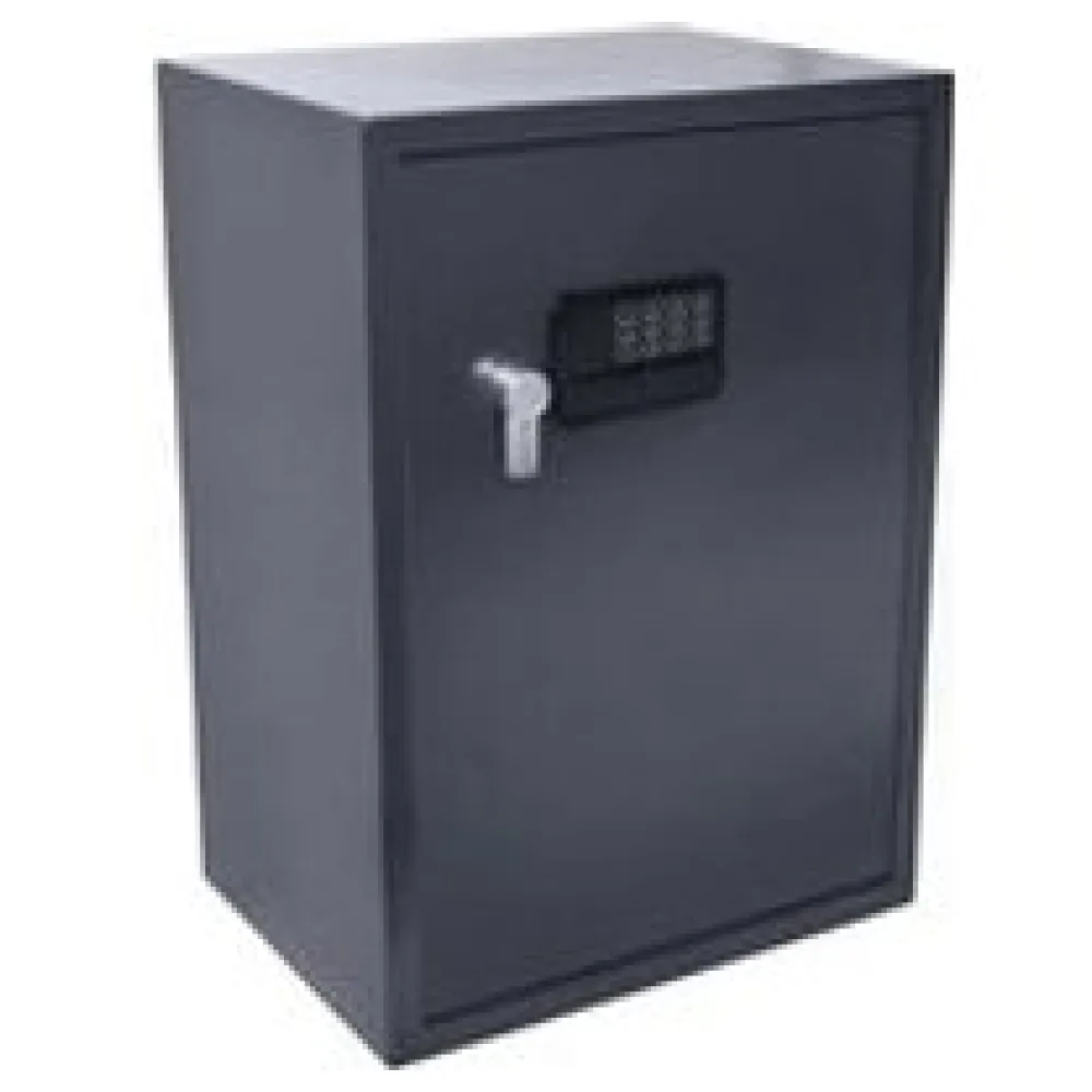 Tresor Safe 60x41x39 cm mit elektronischem Zahlenschloss für Tisch/Wandmontage anthrazit – Bild 3