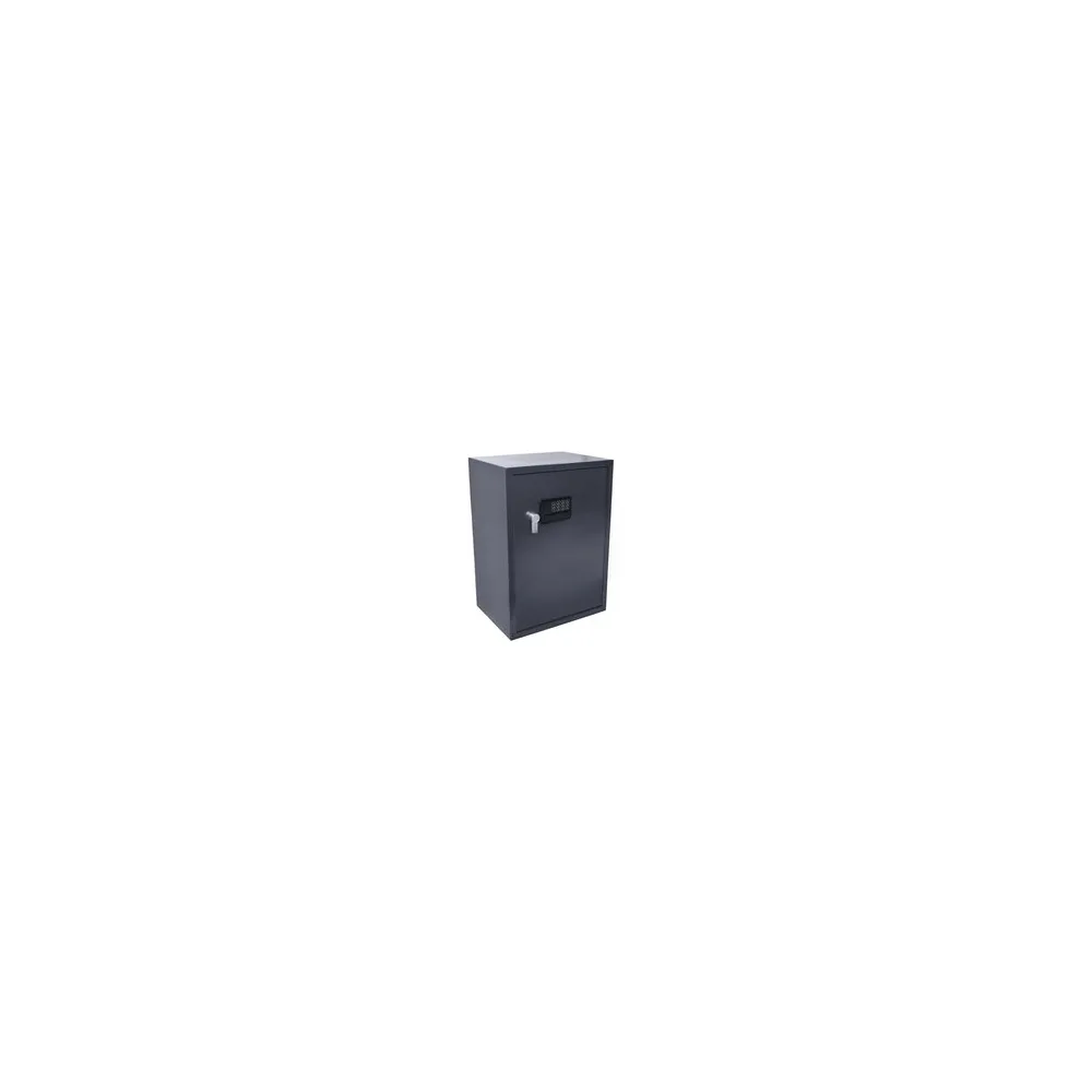 Tresor Safe 60x41x39 cm mit elektronischem Zahlenschloss für Tisch/Wandmontage anthrazit