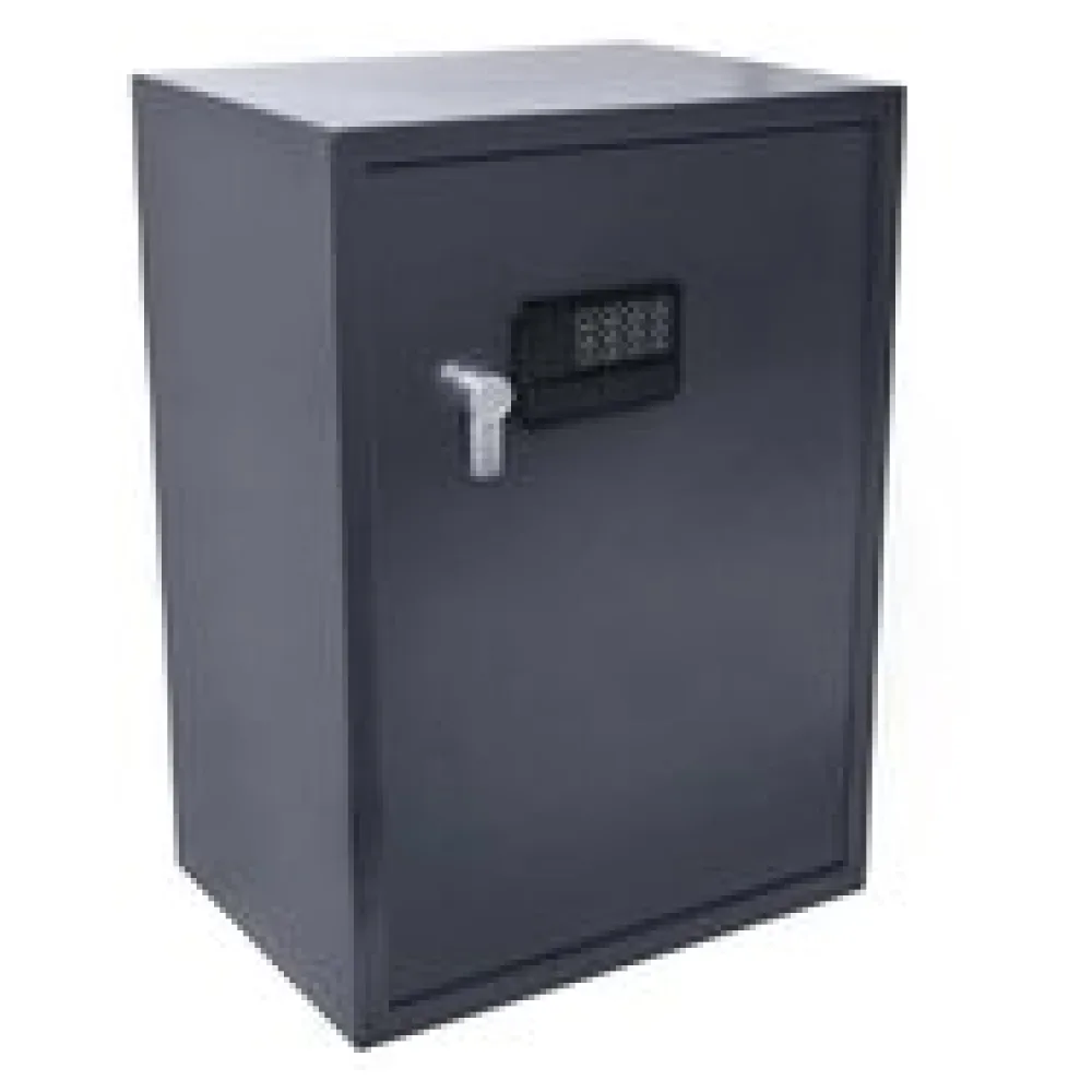Tresor Safe 60x41x39 cm mit elektronischem Zahlenschloss für Tisch/Wandmontage anthrazit