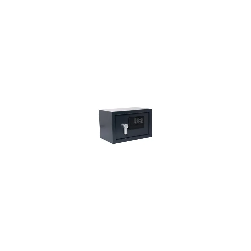 Tresor Safe 31x20x20cm mit elektronischem Zahlenschloss für Tisch/Wandmontage anthrazit