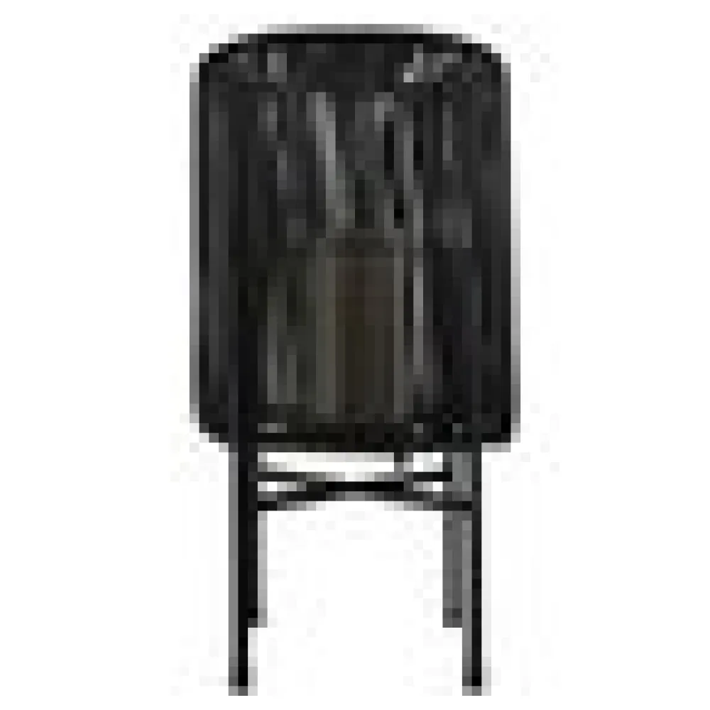 Solarlaterne Gartenlaterne Outdoor aus Metall/Rattan LED schwarz, 43cm – Bild 4