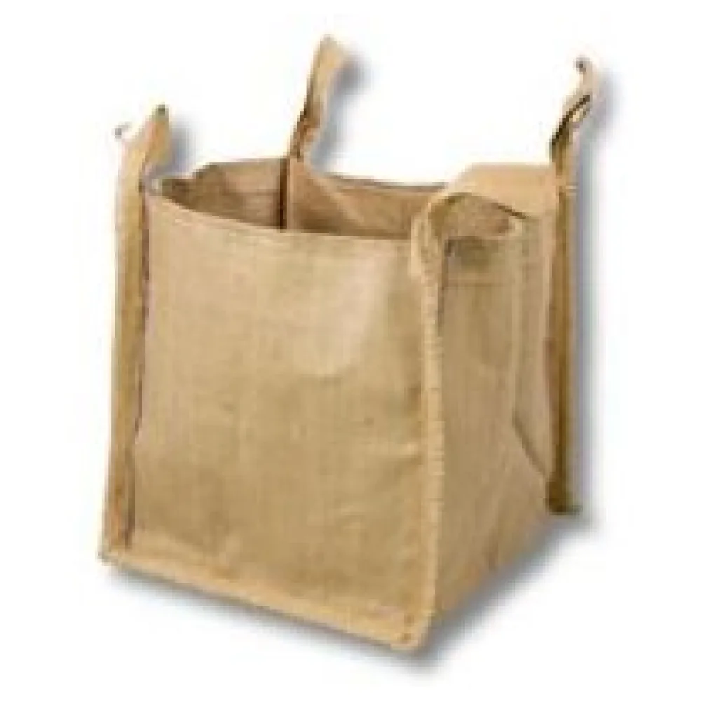 Jute Big Bag 40 x 40 x 40 cm Jute natur 64 Liter SWL 500 kg – Bild 3