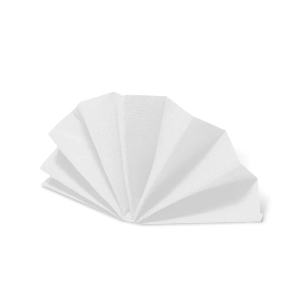 DekoStar Servietten 38 x 38cm weiß, Geprägte Tischservietten Tischdekoration, 50 Stk. – Bild 2