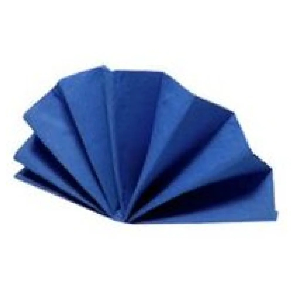 DekoStar Servietten 38 x 38cm dunkelblau, Geprägte Tischservietten Tischdekoration, 50 Stk. – Bild 3