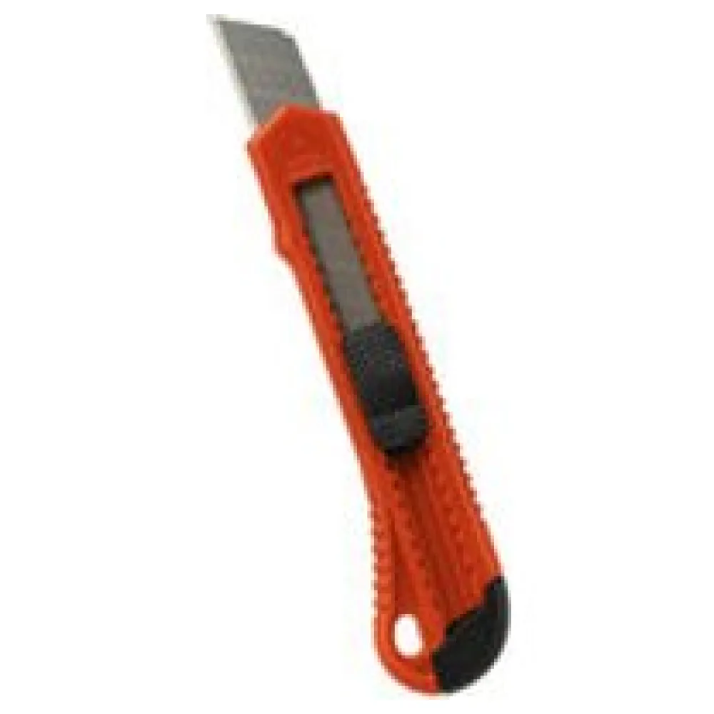 Schneidemesser Cutter rot/orange mit 18 mm Abbrechklinge – Bild 3