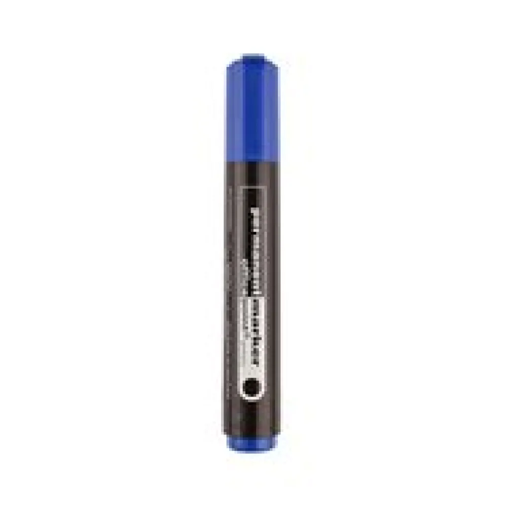 Permanent Marker 1-5 mm Rundspitze blau, 10 Stk.