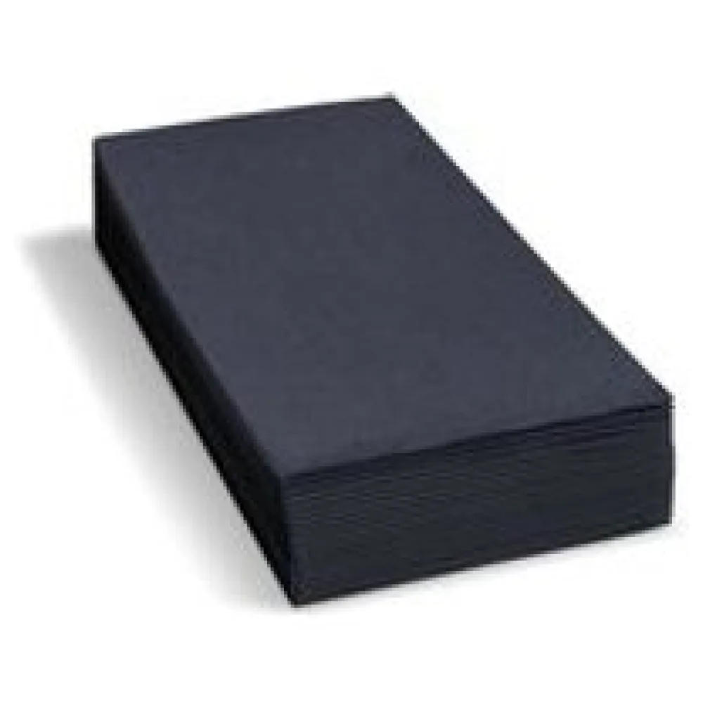 Servietten 33 x 33 cm 1/8 -Kopffalz, 2-lagig schwarz, 250 Stk. – Bild 3