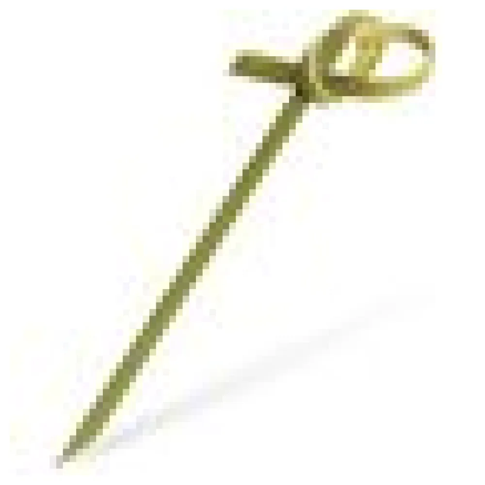 Fingerfood Spieße "Knoten" aus Bambus, 6cm, 100 Stk. – Bild 4
