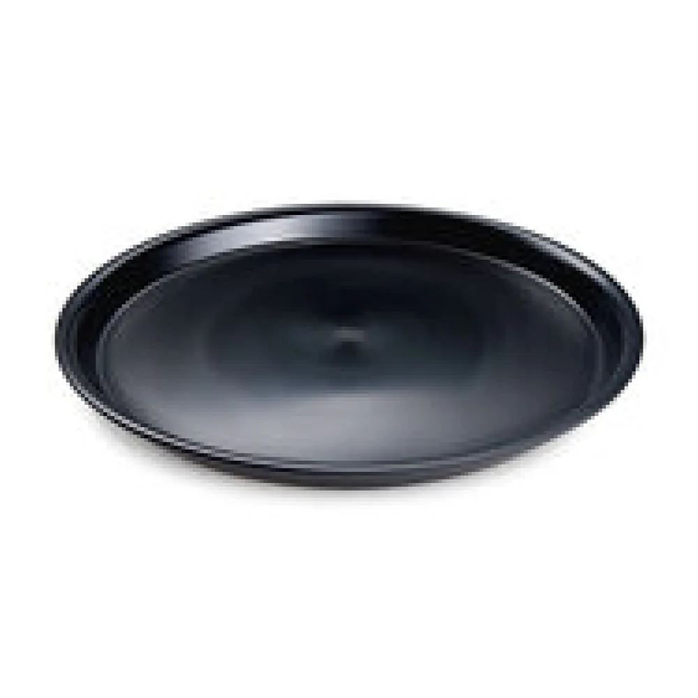 Gastro Serviertablett rund schwarz O37 x 3 cm