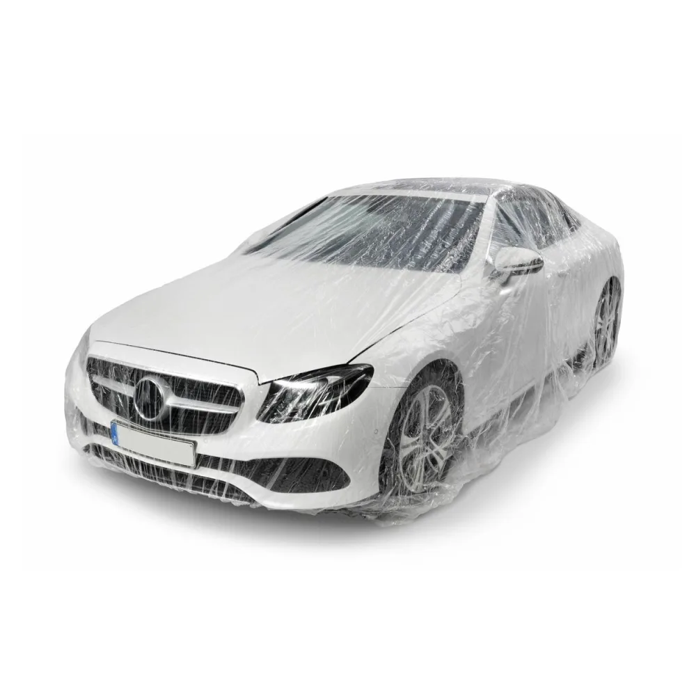 Autoabdeckhaube Autoplane PE transparent 430×630cm in Werkstattqualität – Bild 2