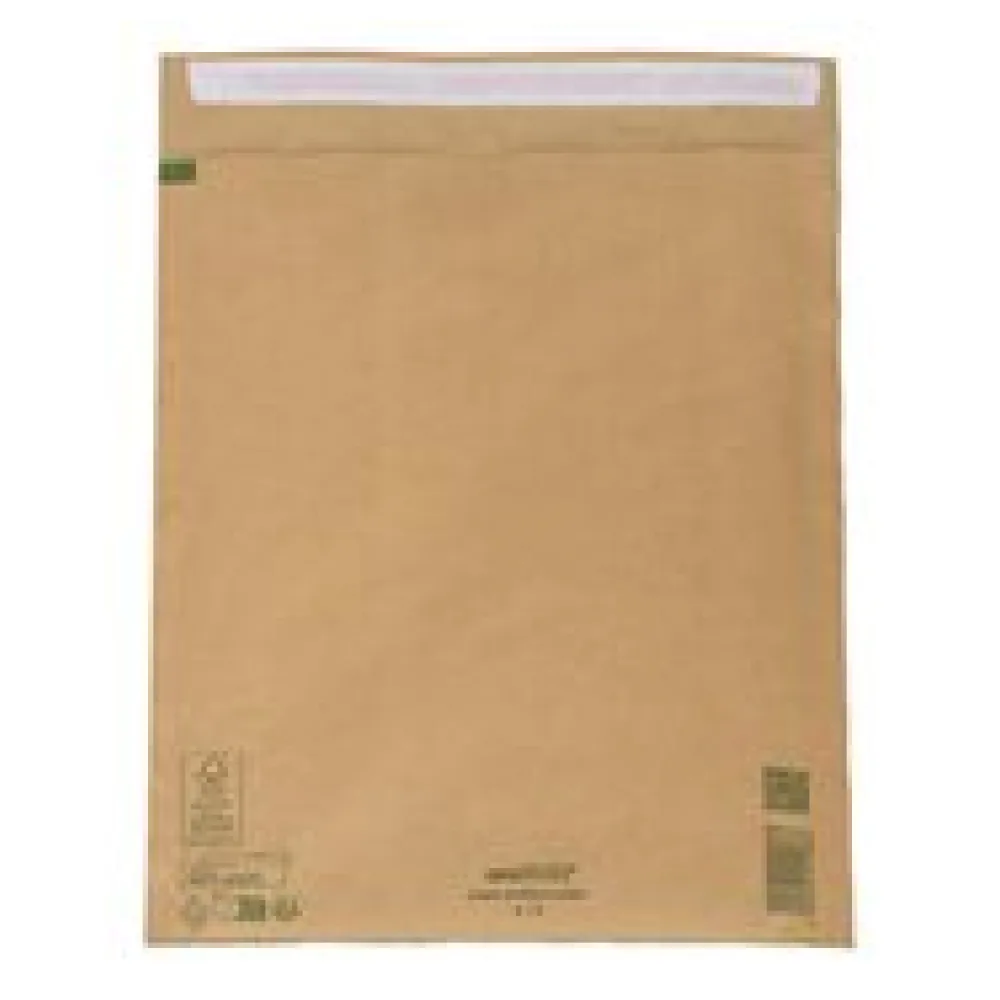 AROFAIR Papierpolstertaschen 290x370+50mm 100% Recycling, Ersatz für Luftpolstertaschen