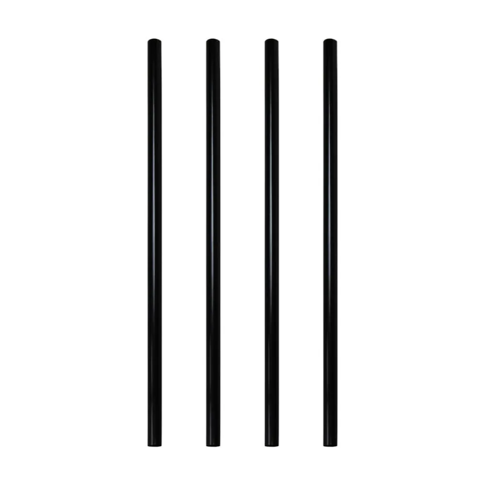 Trinkhalme Strohhalme Kunststoff PP Mehrweg schwarz 220 mm O 7mm, 100 Stk. – Bild 2