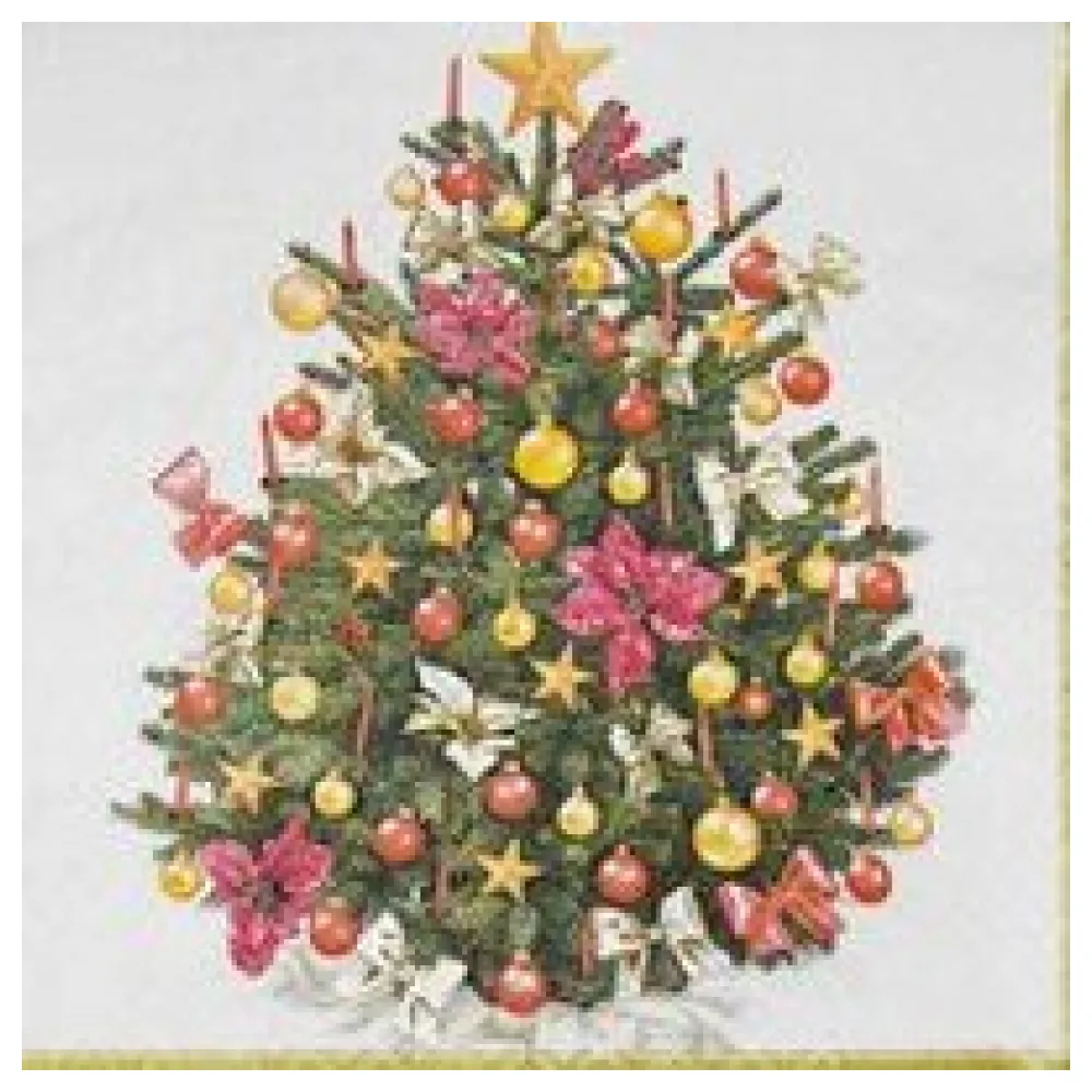 Weihnachtsservietten 3-lagig 33 x 33 cm Weihnachtsbaum, 20 Stk. – Bild 3
