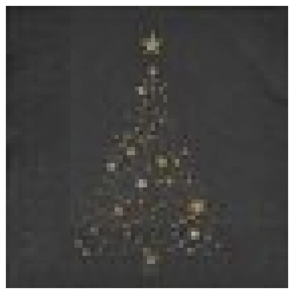 Weihnachtsservietten 3-lagig 33 x 33 cm Weihnachtsbaum in der Nacht, 20 Stk. – Bild 4