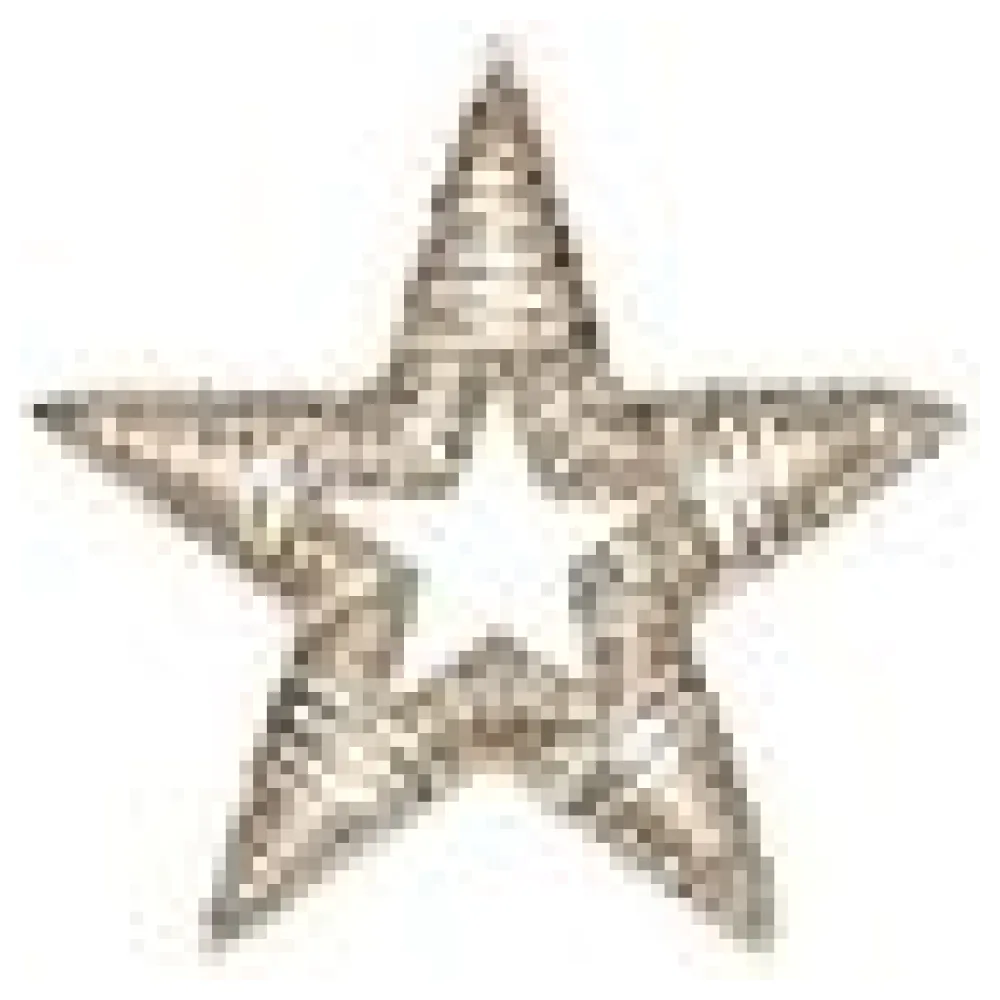 Stern, aus Metall/PET gold, mit LED, warmweiß, O60cm – Bild 4