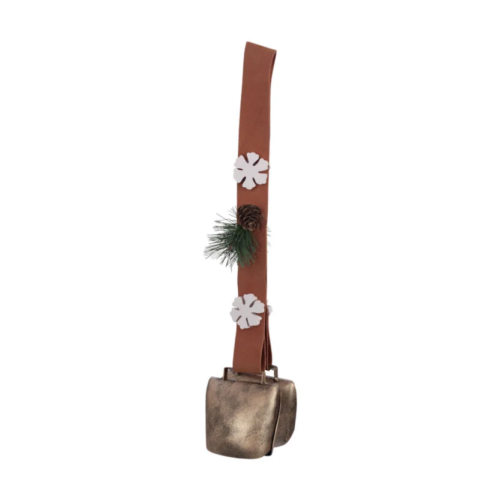 Glocken aus Metall, Deko zum Hängen gold 50cm – Bild 2