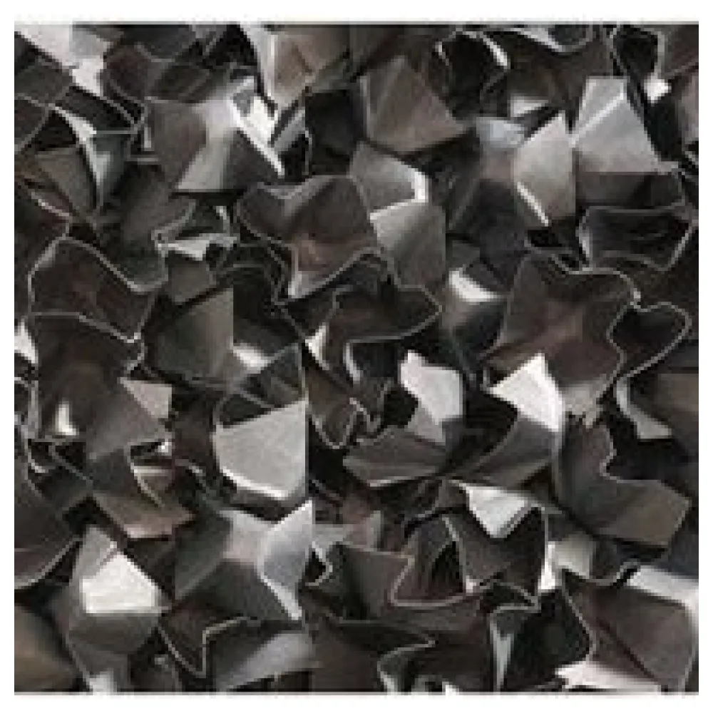 DECOFILL dekorative Papier-Verpackungschips Polsterchips, schwarz beidseitig, 400 Liter – Bild 3