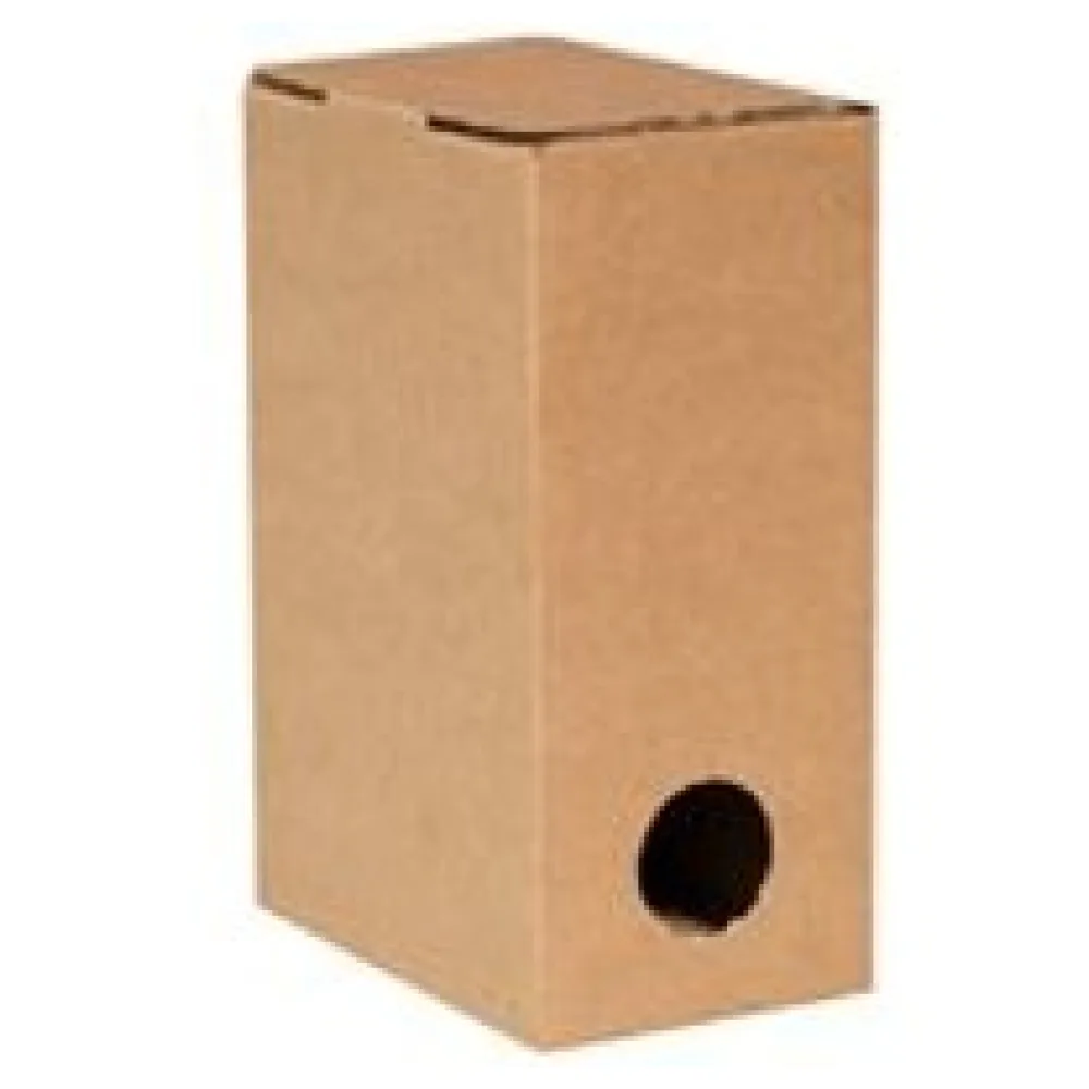 Karton für Bag in Box 1,5 Liter 133x88x196mm, braun – Bild 3