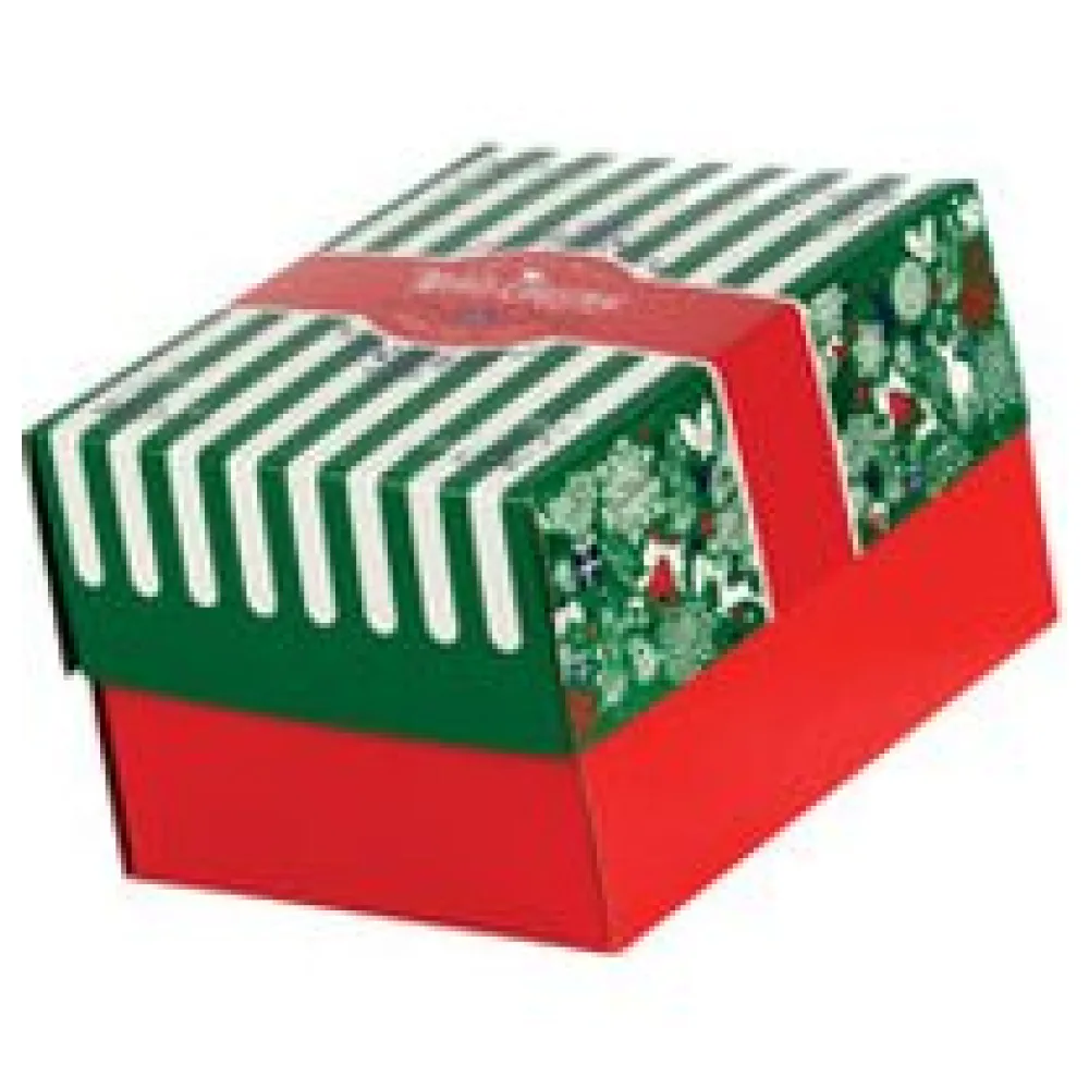 Keksbox Gebäckkarton mit Alubeschichtung "Weihnachten" 130 x 100 x 80mm, 220 Stk. – Bild 3