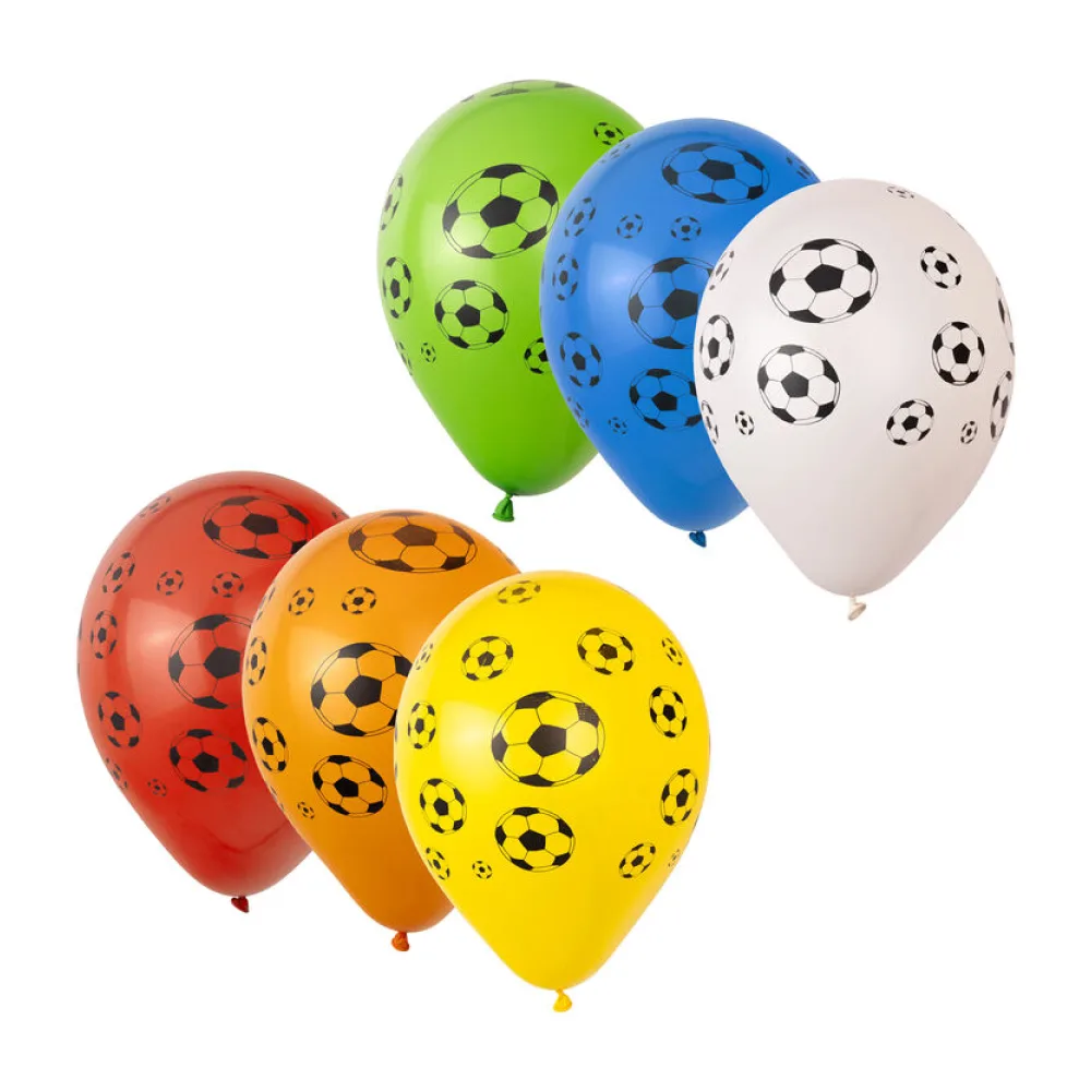 Luftballons "Fußball", bunt, O30cm, 12 Stk. – Bild 2