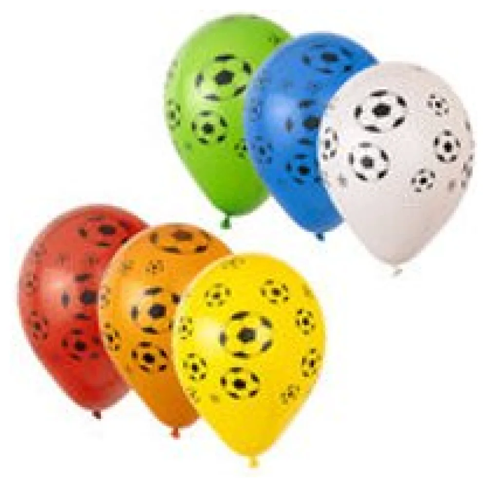 Luftballons "Fußball", bunt, O30cm, 12 Stk. – Bild 3