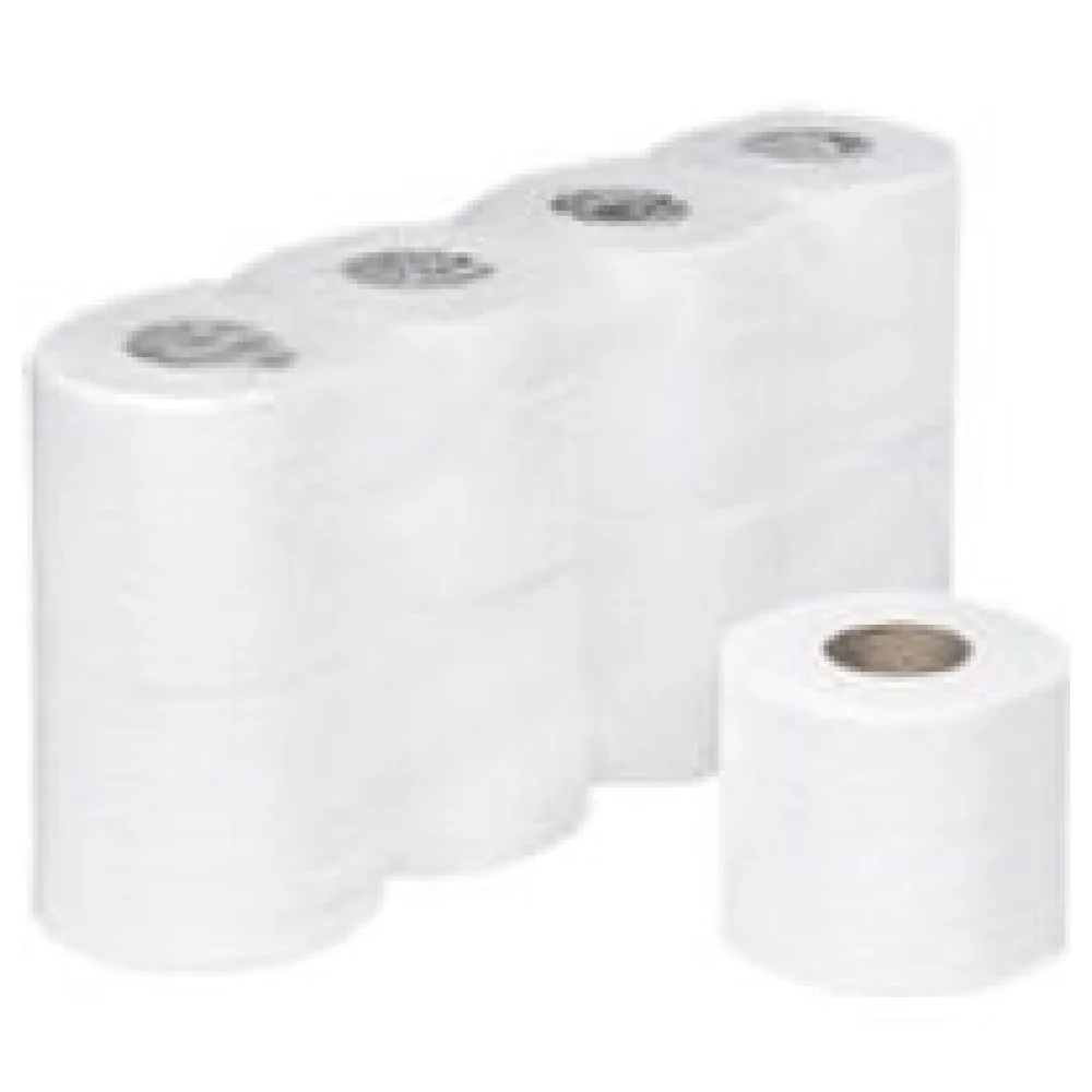 Ecoline Toilettenpapier 3-lagig aus Zellstoff 250 Blatt 9,3x11 cm, 64 Rollen – Bild 3