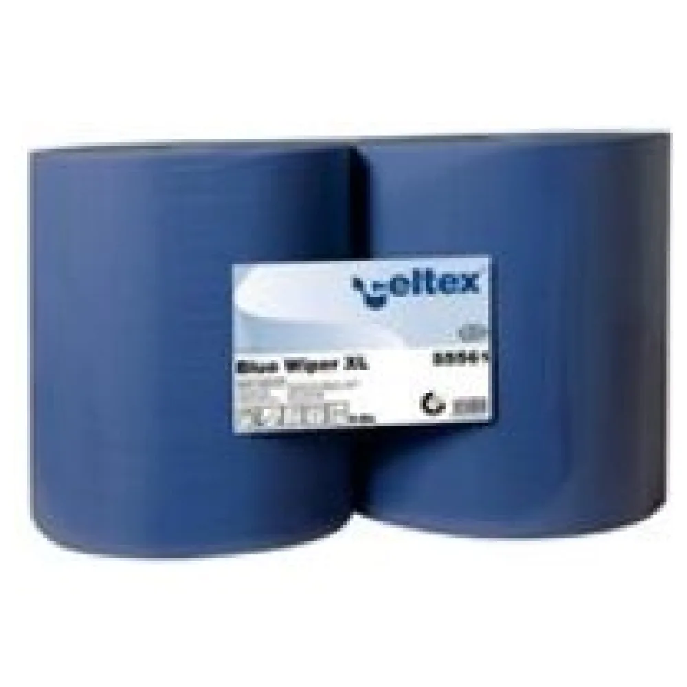 Putzpapier 2-lagig 36 x 36 cm blau , 2 Rollen je 1000 Blatt – Bild 3