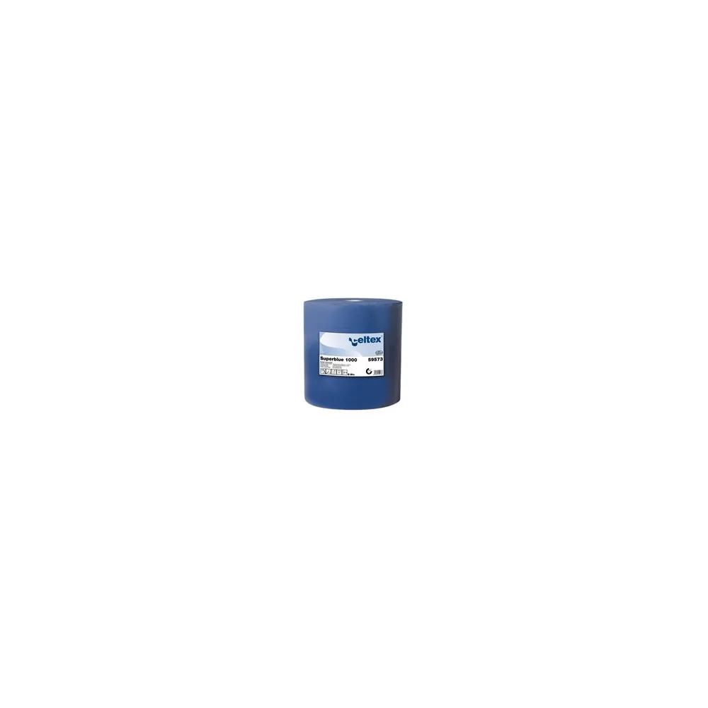 Putzpapier 3-lagig 36x36 cm blau, 1000 Blatt auf Rolle