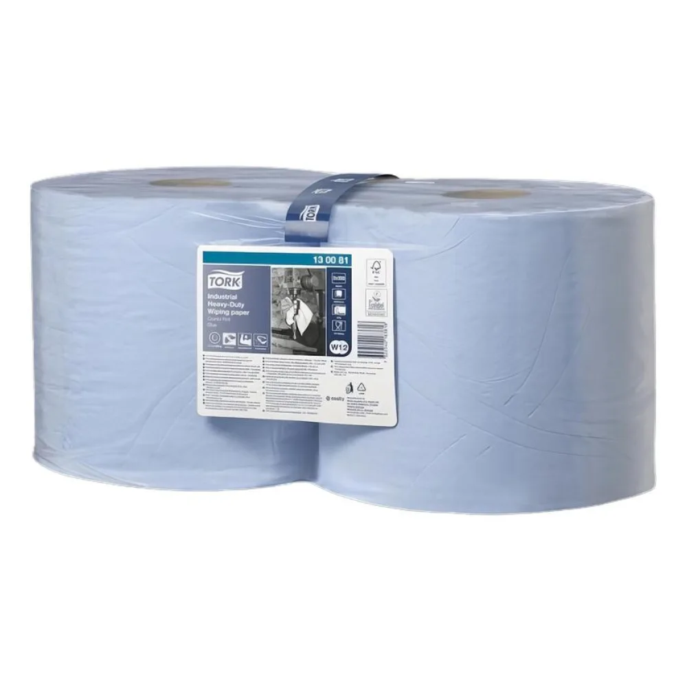 Advanced 440 Wischtuch 350 Blatt blau 3-lagig 23,5 x 34 cm, 2 Rollen je 119m – Bild 2