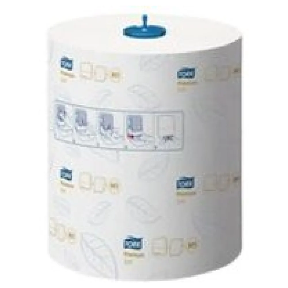MaticR Rollenhandtuch H1 weiss 2-lagig 21cm x 100m, 6 Rollen je 408 Abrisse – Bild 3