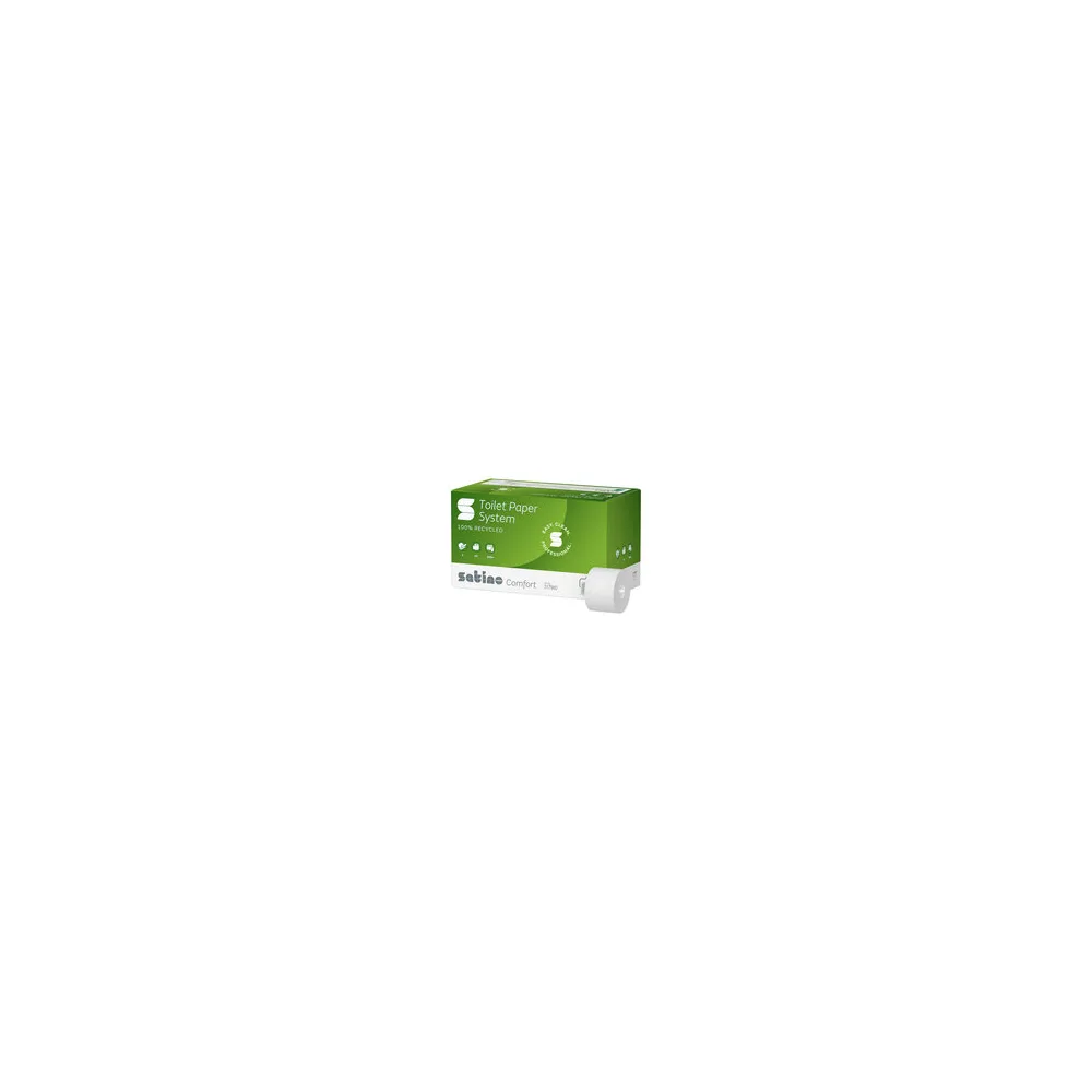 Comfort System Toilettenpapier Großrollen 2-lagig JT3 System 24 Rollen je 724 Blatt