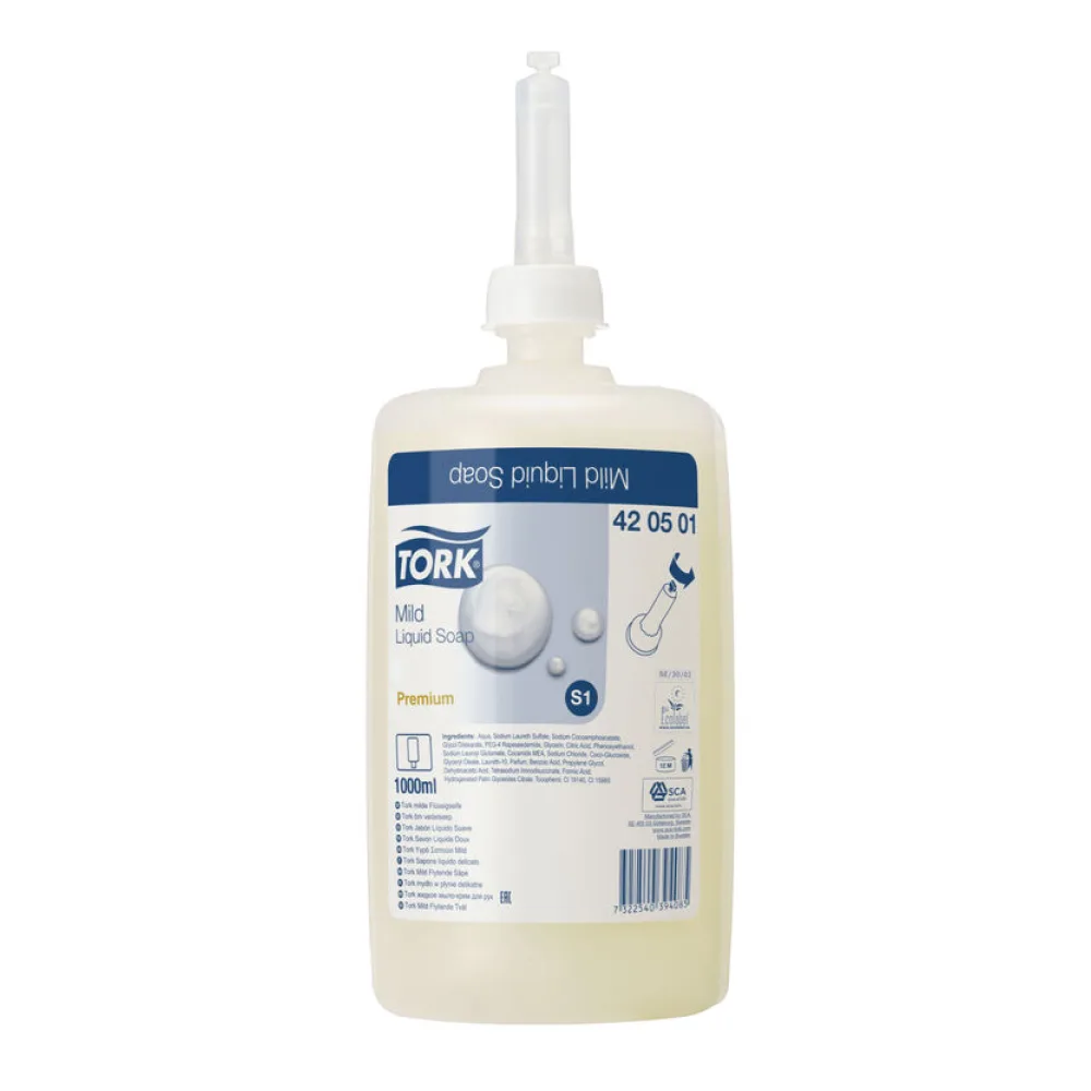 Milde Seife, Premium Flüssigseife S1 6 Flaschen je 1000 ml – Bild 2