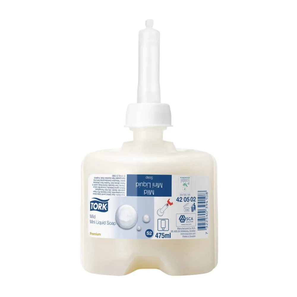 Milde Seife Mini, Premium Flüssigseife 8 Flaschen je 475 ml – Bild 2