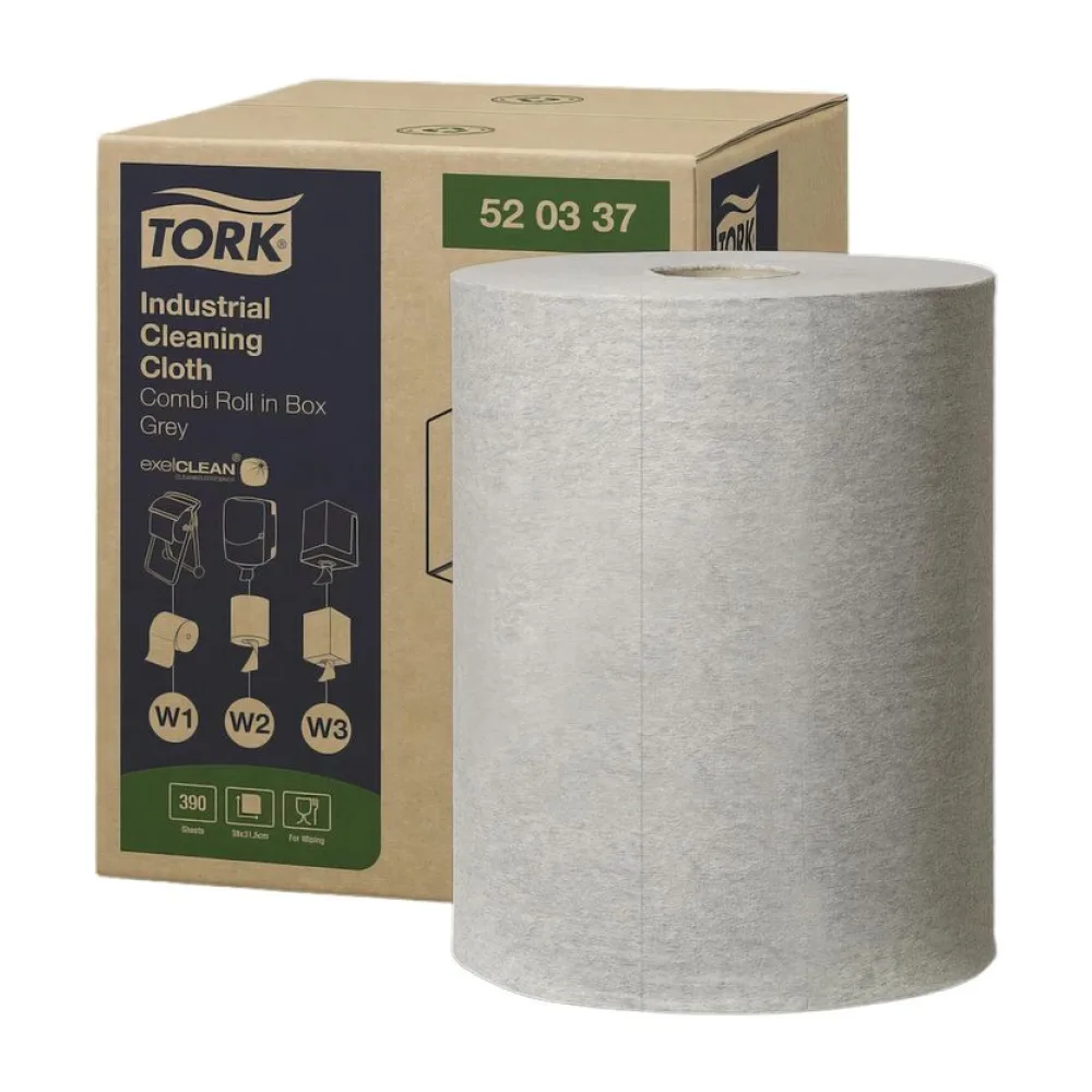 Premium Reinigungstücher 520 grau 32 x 38 cm, 1 Rolle je 390 Blatt – Bild 2