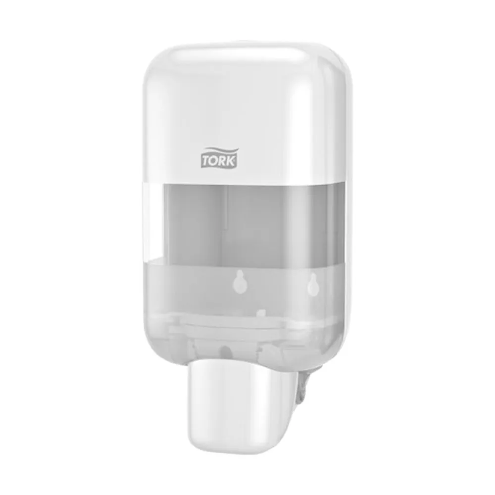 Mini Seifen- und Händedesinfektionsspender S5 239x122x106, weiß – Bild 2