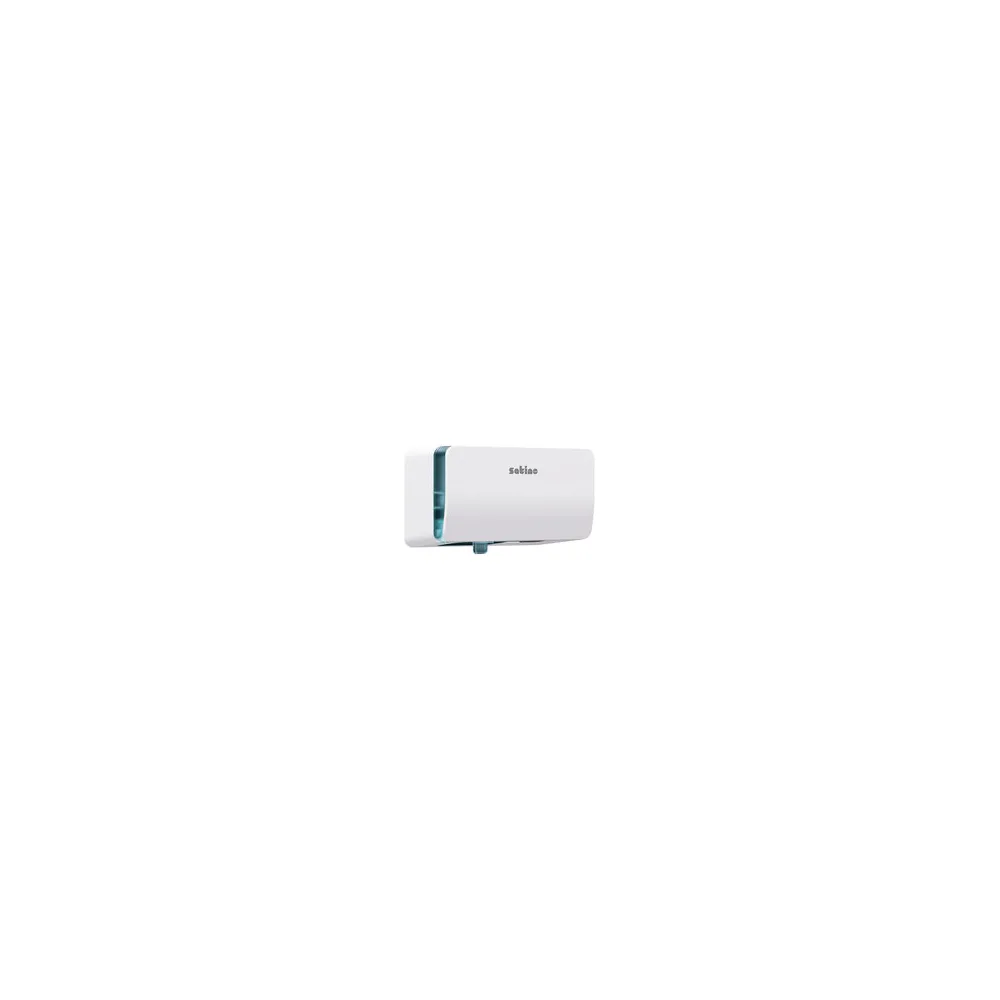 Hyginity Doppelrollen Toilettenpapierspender, System MT1, 30,1 cm ×15,9 cm × 18,6 cm, weiß