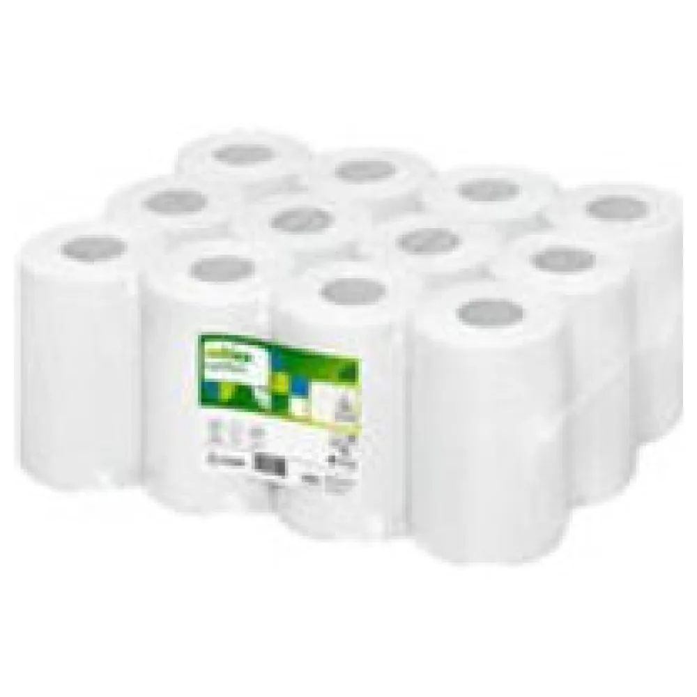 Comfort Mini Papierhandtuchrolle Innenabrollung CF1, 2-lagig 12 Rollen, 20cm x 68m perforiert – Bild 3
