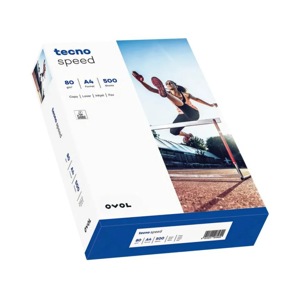TECNO SPEED Office Kopierpapier Druckpapier DIN A4, 80 g/m2, 500 Blatt – Bild 2
