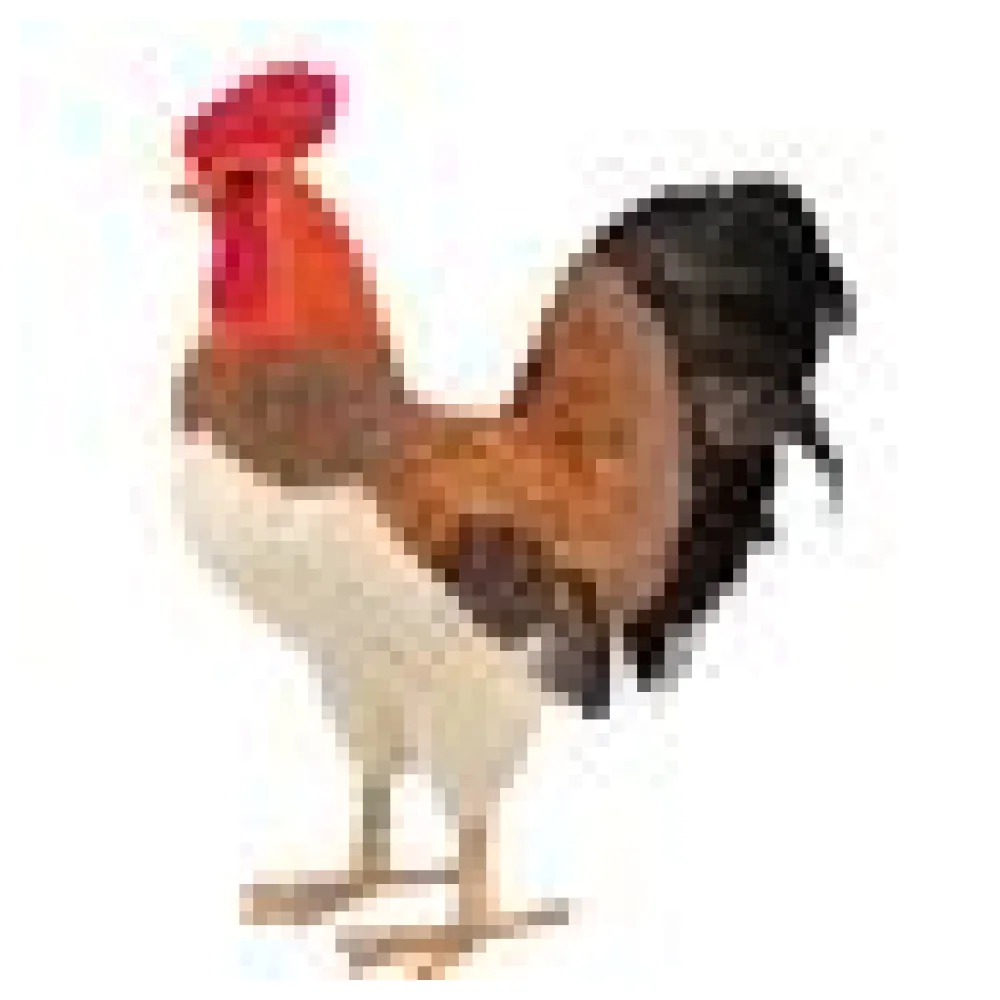 Hahn aus Naturmaterialien Ostern Osterdeko 54 cm – Bild 4