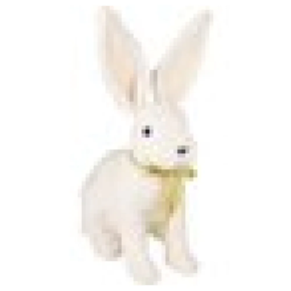 Hase aus Fasern in Wolloptik Osterhase Osterdeko 48 cm – Bild 4